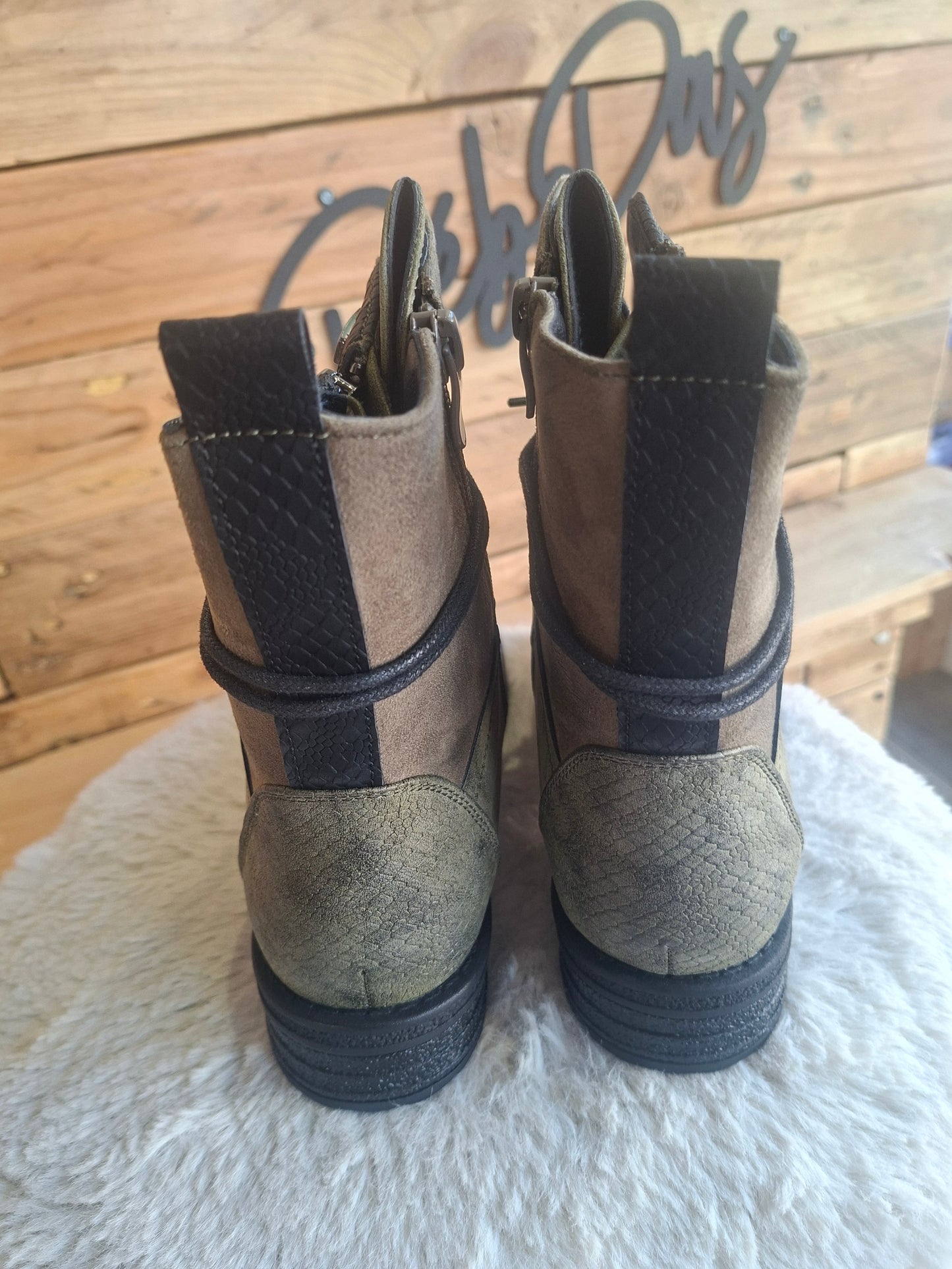 Bottines vertes