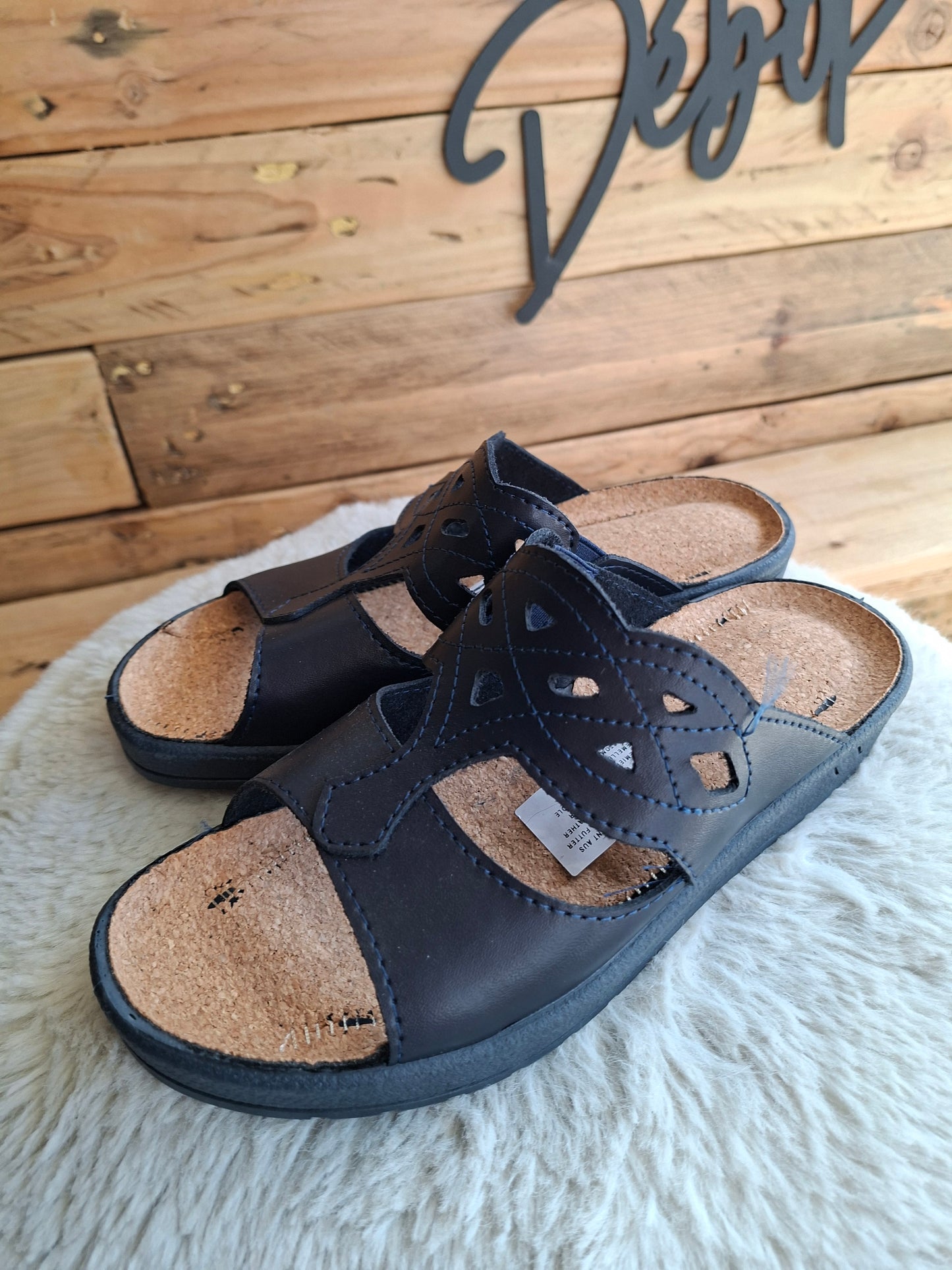Mules bleue