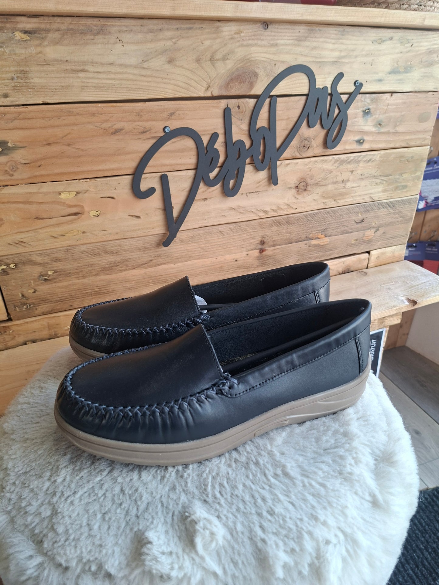 Mocassins bleu marine