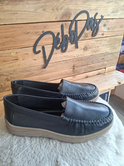 Mocassins bleu marine