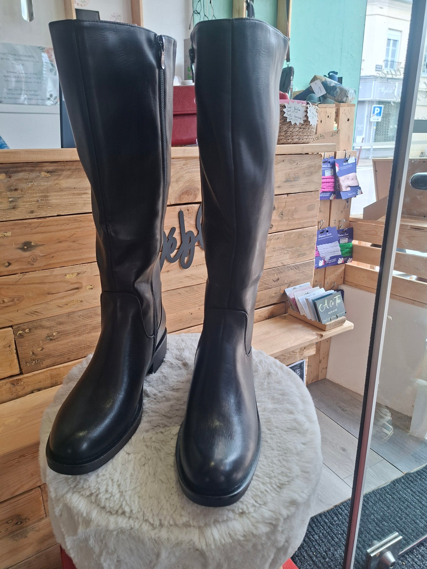 Bottes hautes noires