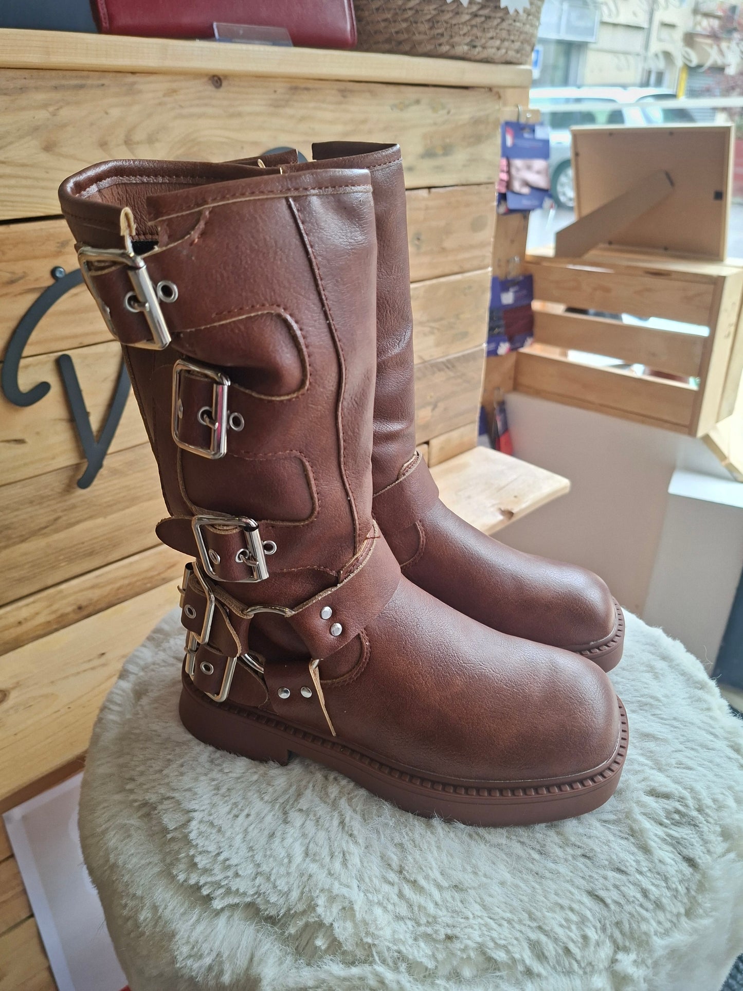 Bottes marron