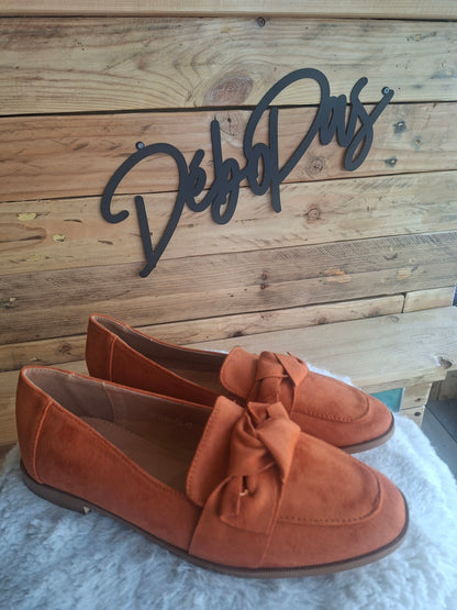 Mocassins orange