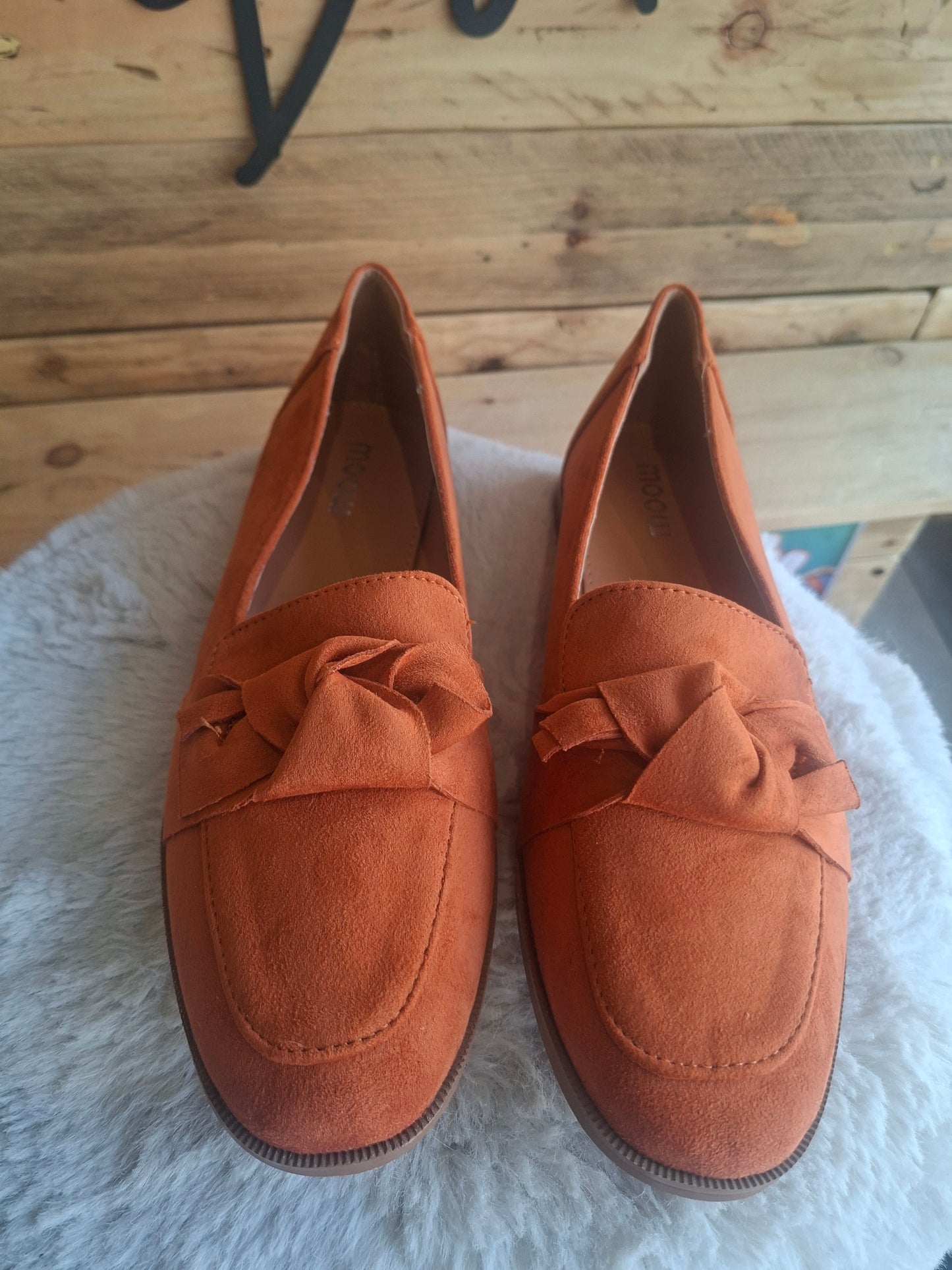 Mocassins orange