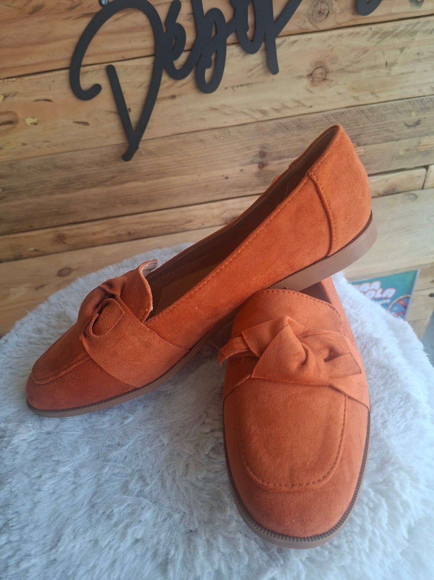 Mocassins orange