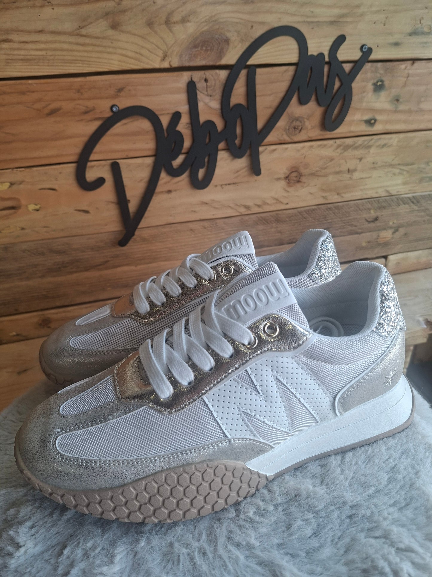 Baskets or et argent