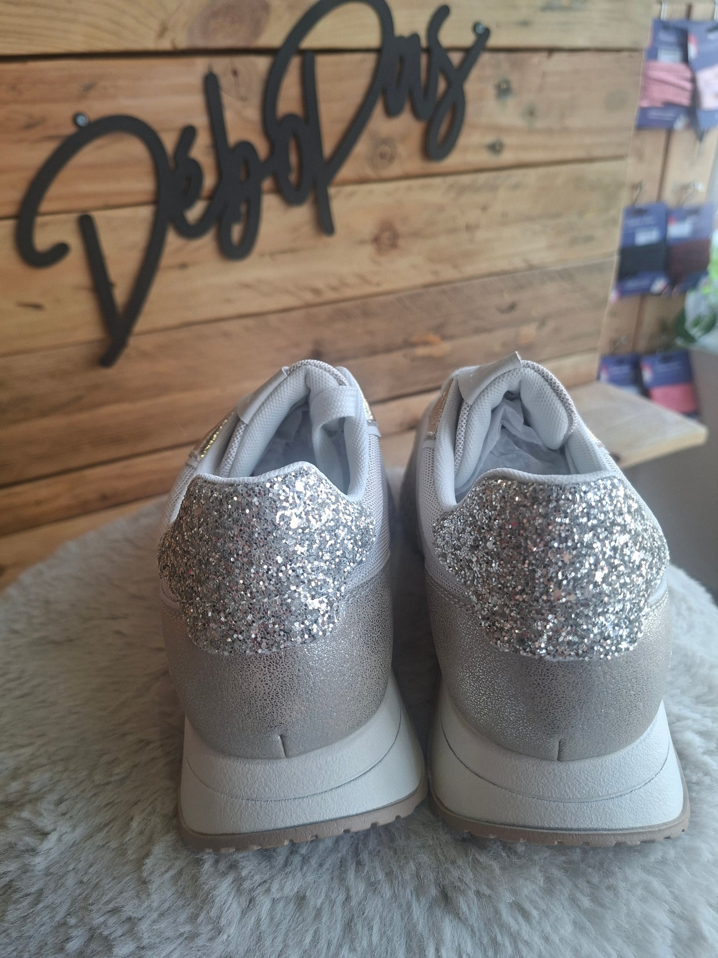 Baskets or et argent