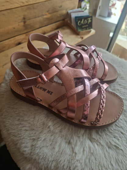 Sandales roses