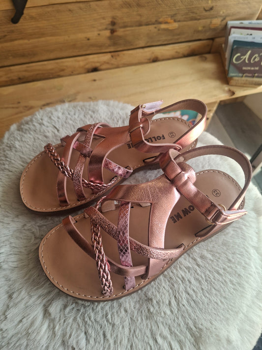Sandales roses