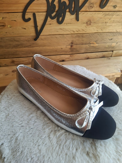Ballerines argentées