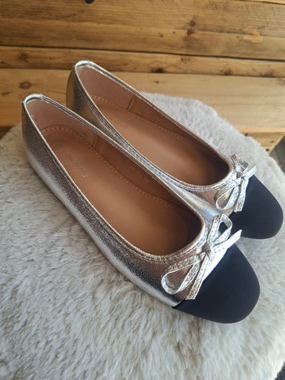 Ballerines argentées