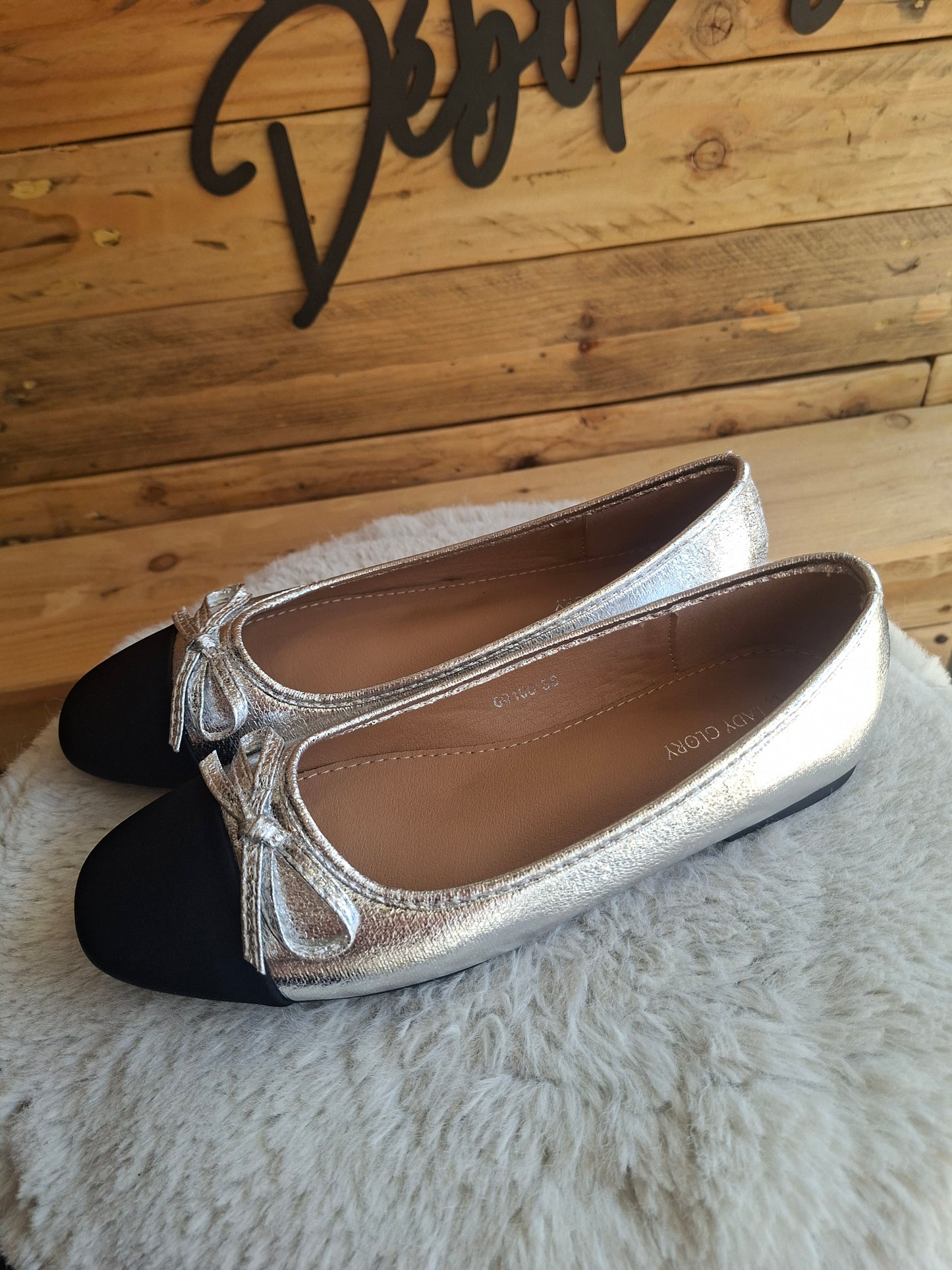 Ballerines argentées