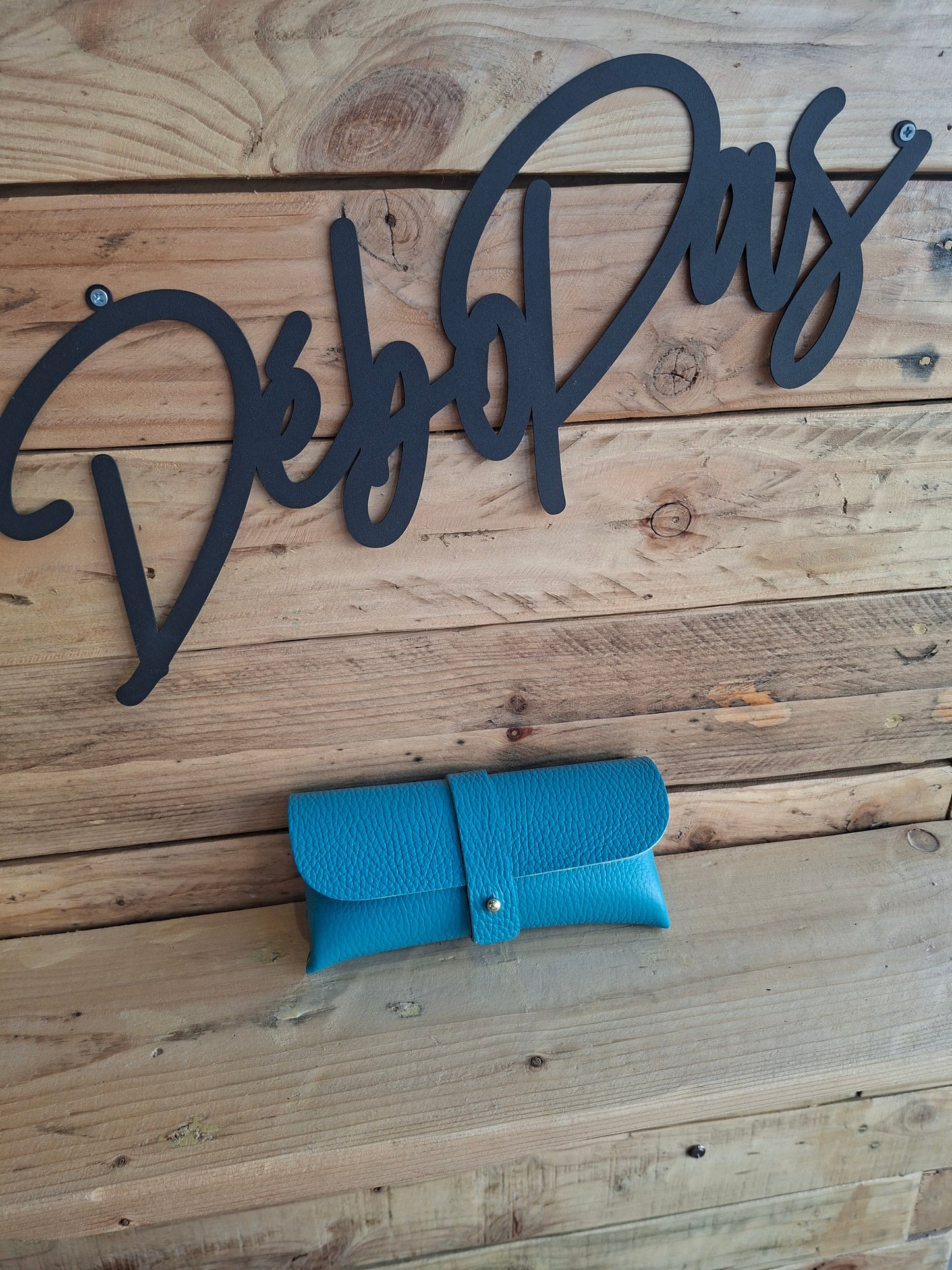 Etui à lunettes en cuir
