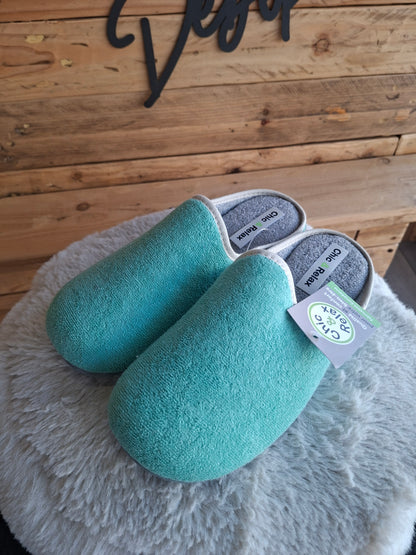 Chausson vert menthe