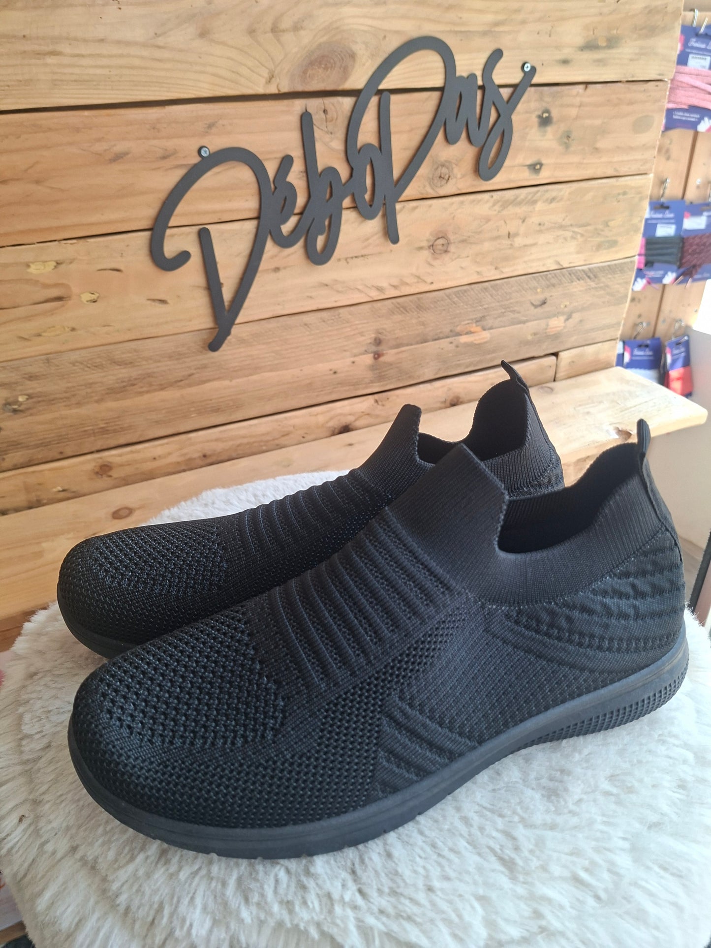 Baskets souples noires