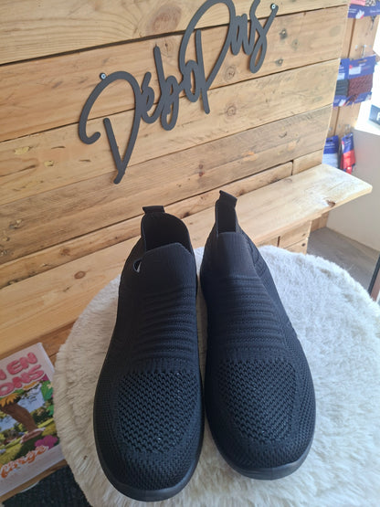 Baskets souples noires