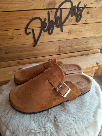 Mules marron