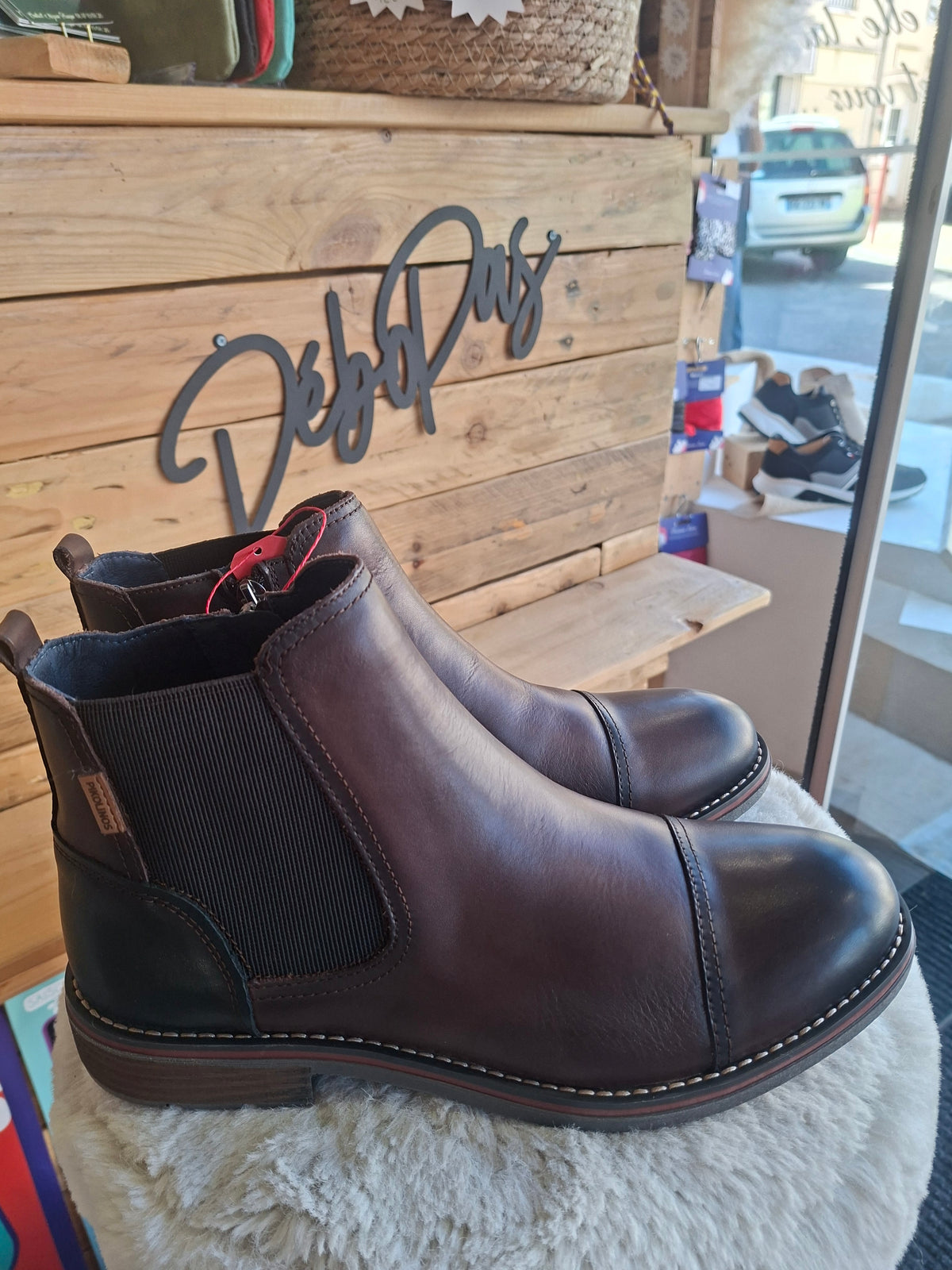 York marron bottines