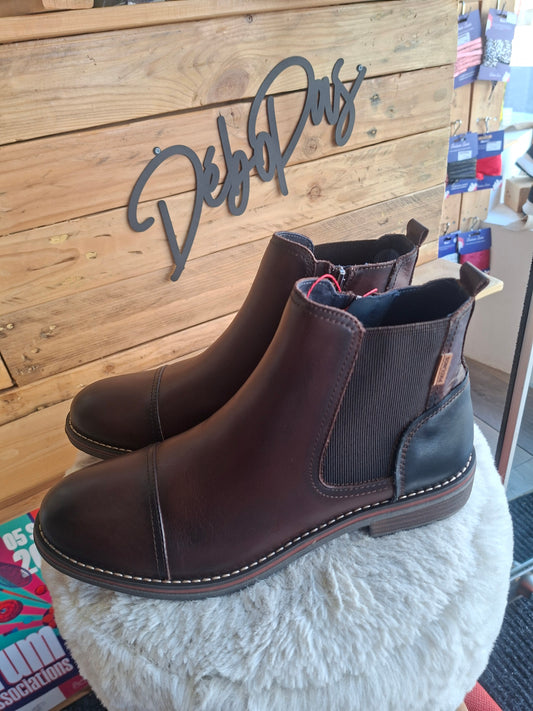 York marron bottines