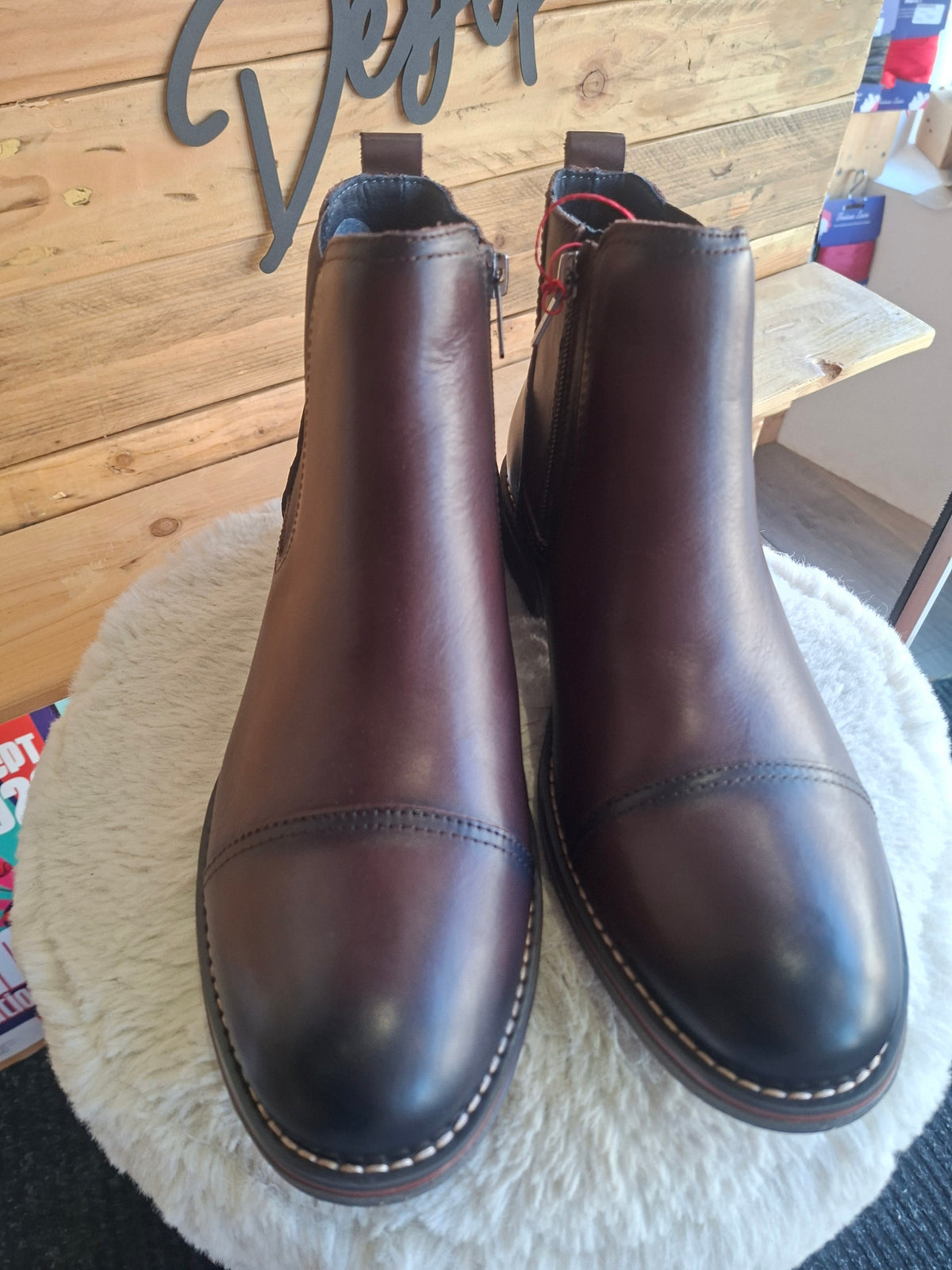 York marron bottines
