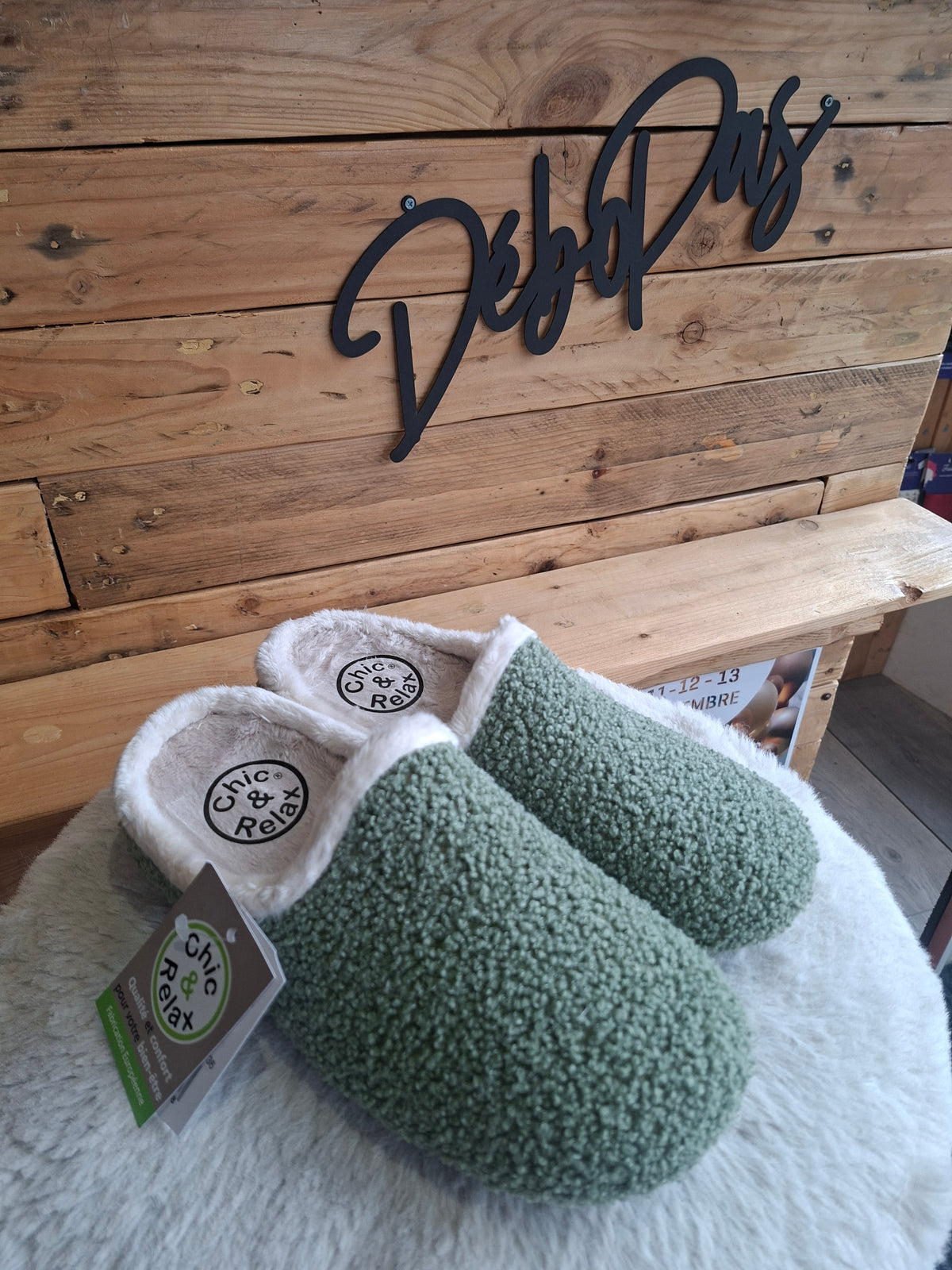 Chausson Muclette kaki