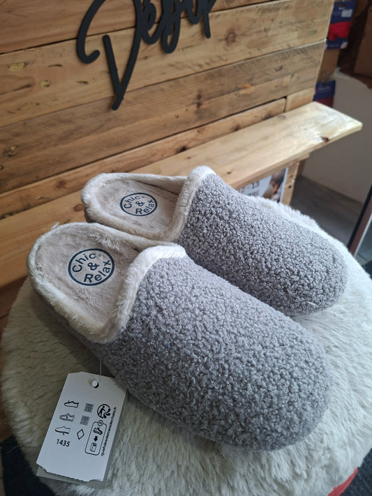 Chausson Muclette gris