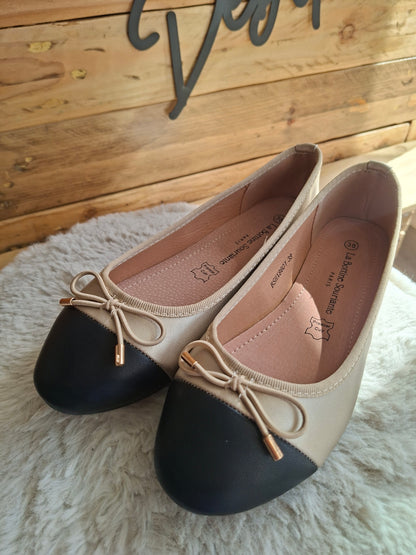 Ballerines bicolore