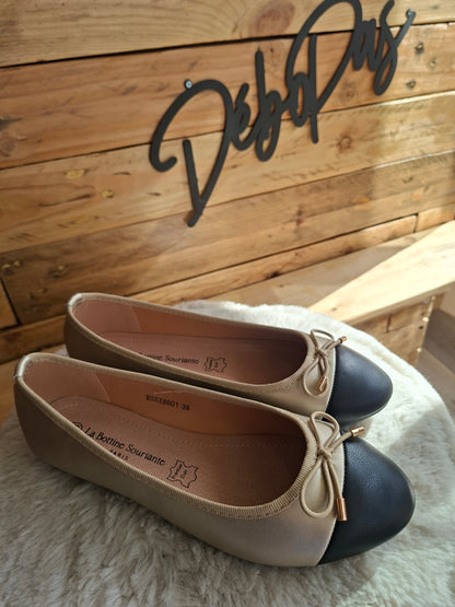 Ballerines bicolore