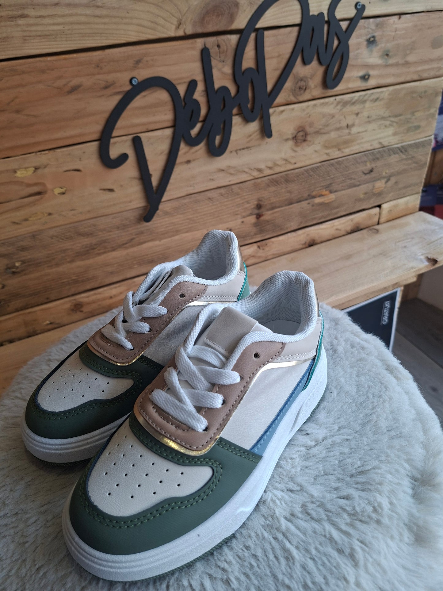 Baskets vertes
