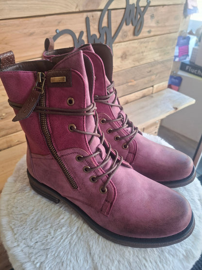 Bottines roses