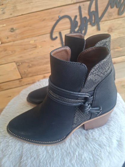 Bottines talon santiag