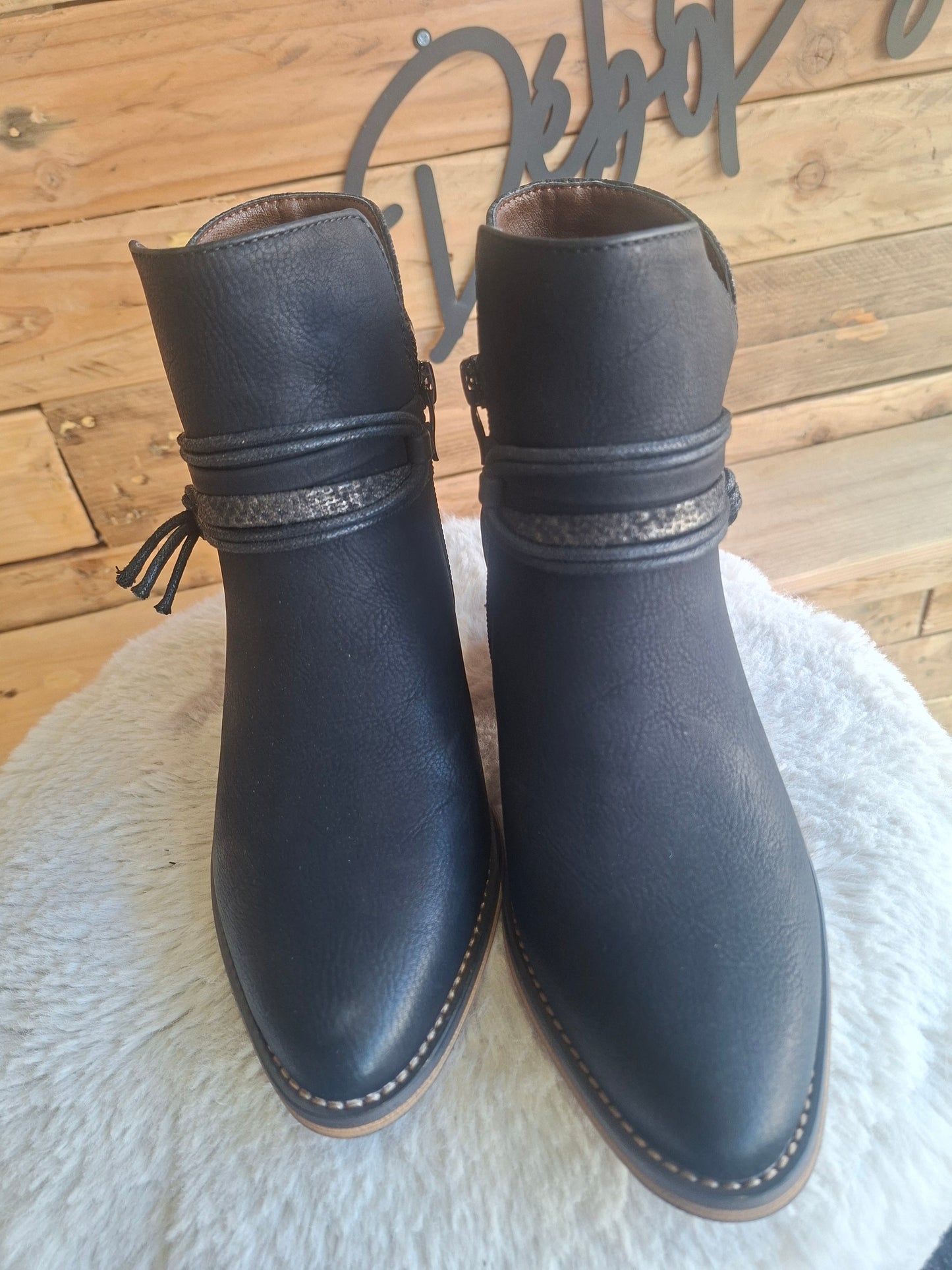 Bottines talon santiag
