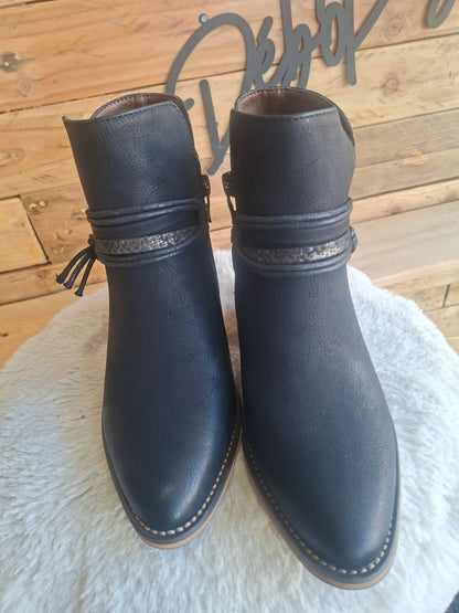 Bottines talon santiag