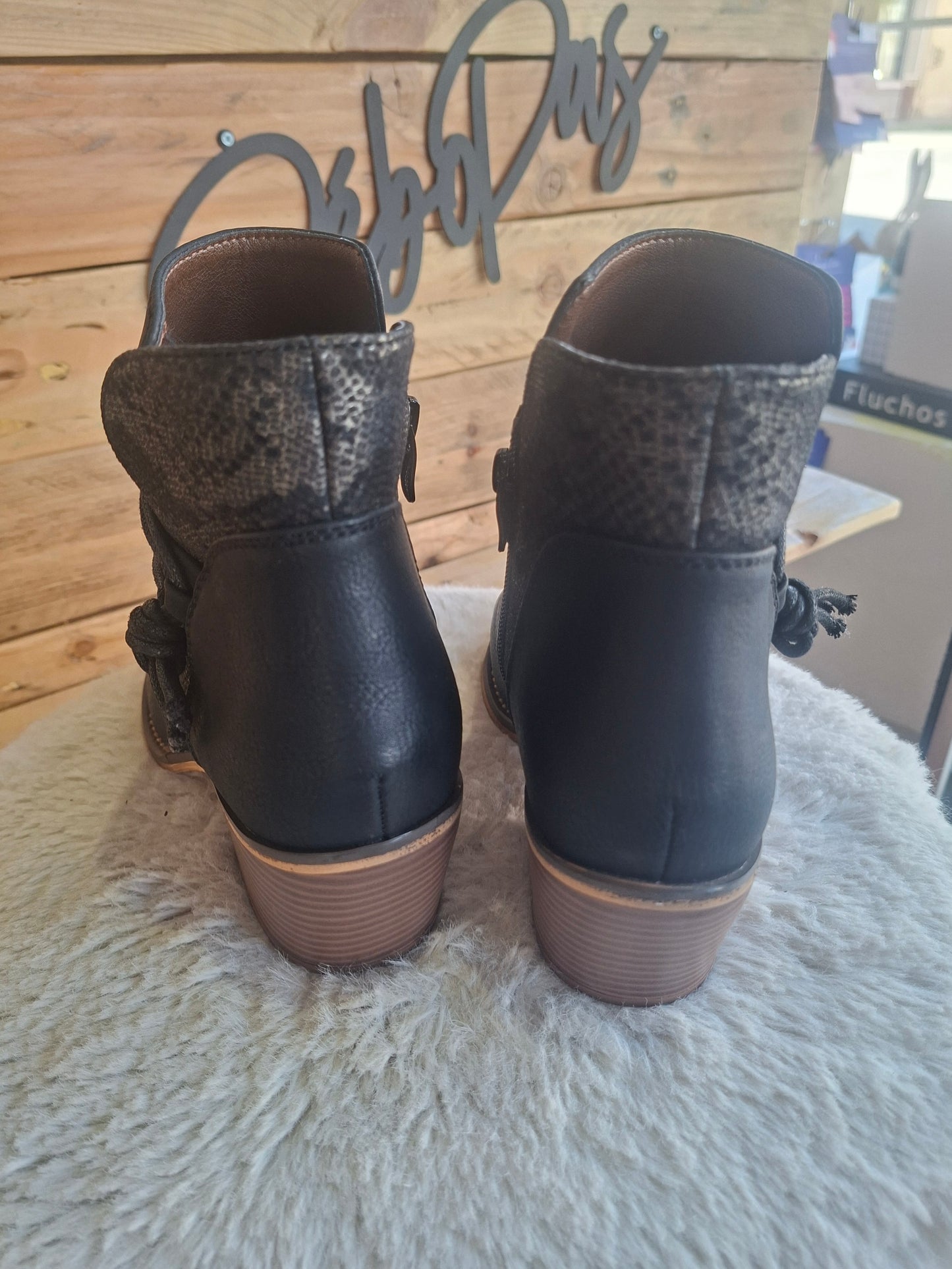 Bottines talon santiag