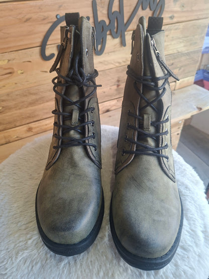 Bottines vertes