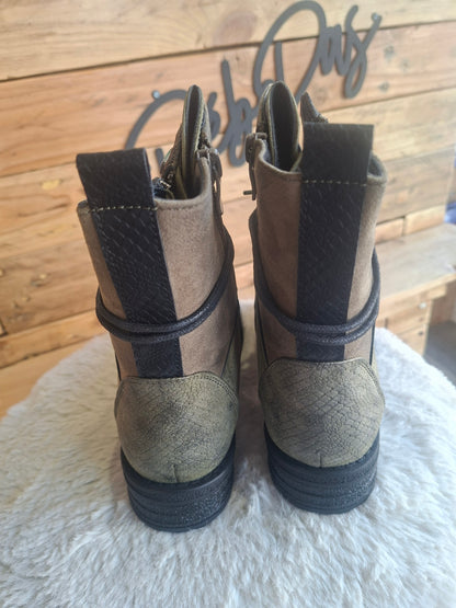 Bottines vertes