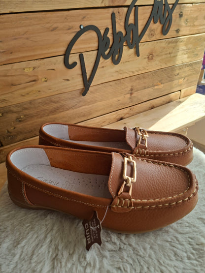 Mocassins marron