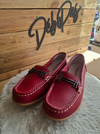 Mocassins rouges