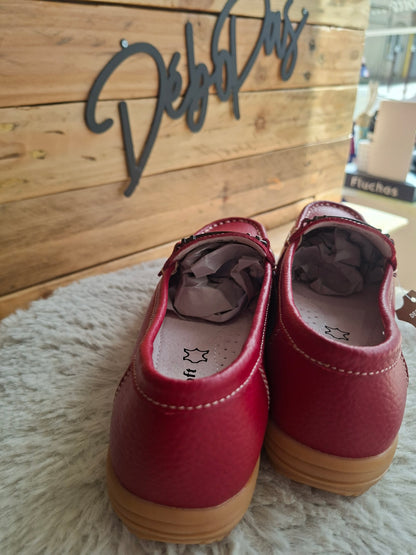 Mocassins rouges