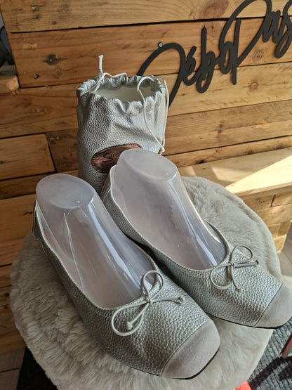 Ballerines pliable argent