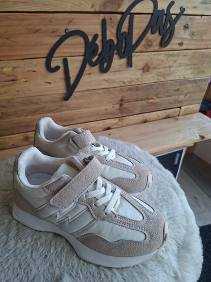 Baskets  beige et blanche
