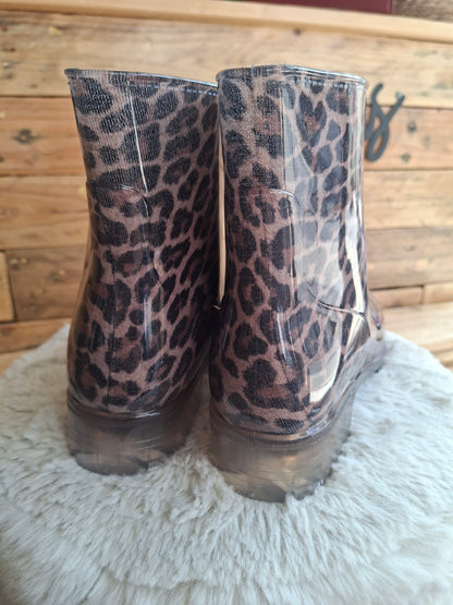 Bottes de  pluie léopard
