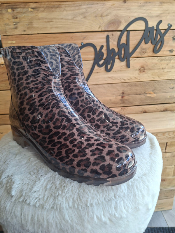 Bottes de  pluie léopard