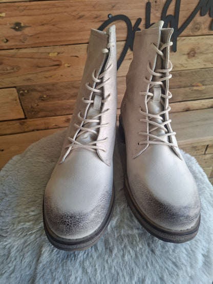 Bottines beige