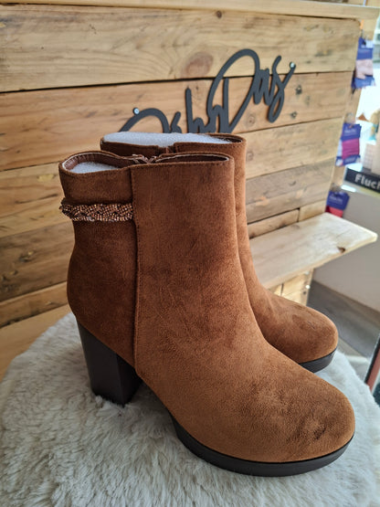Bottines camel