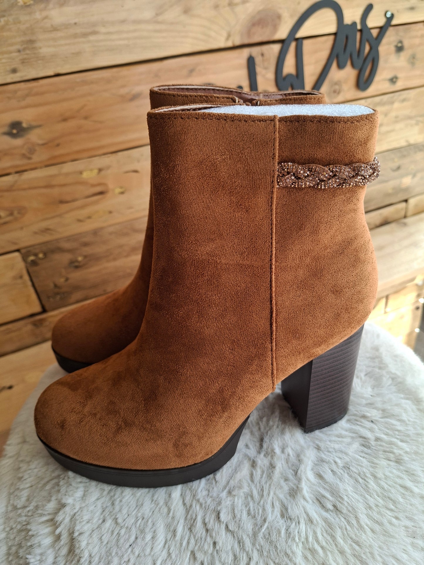 Bottines camel