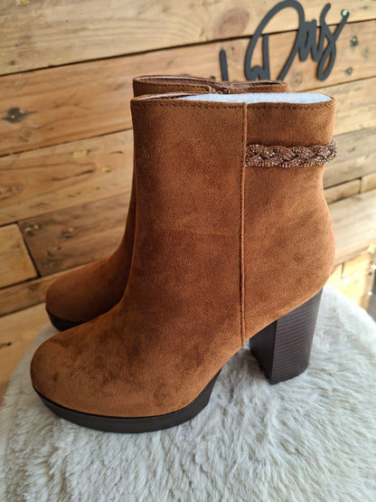 Bottines camel