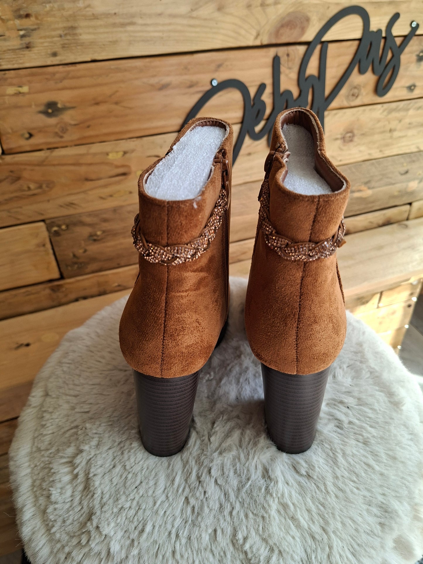 Bottines camel