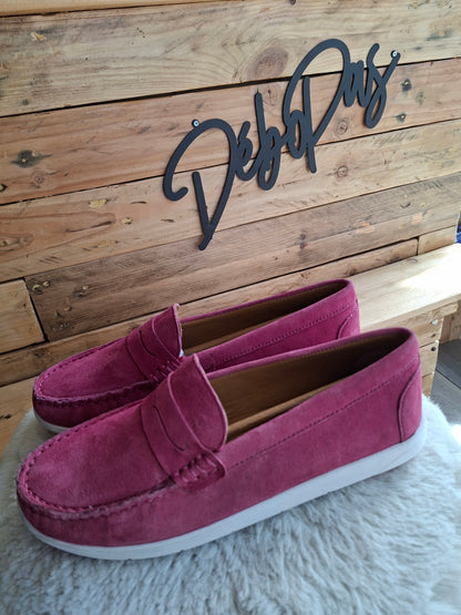Mocassins roses