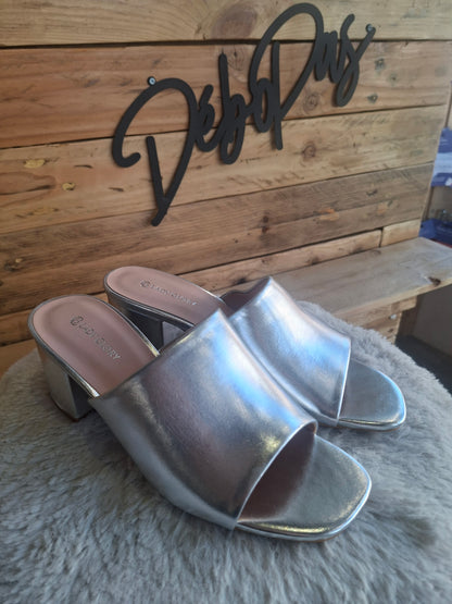 Mules argent